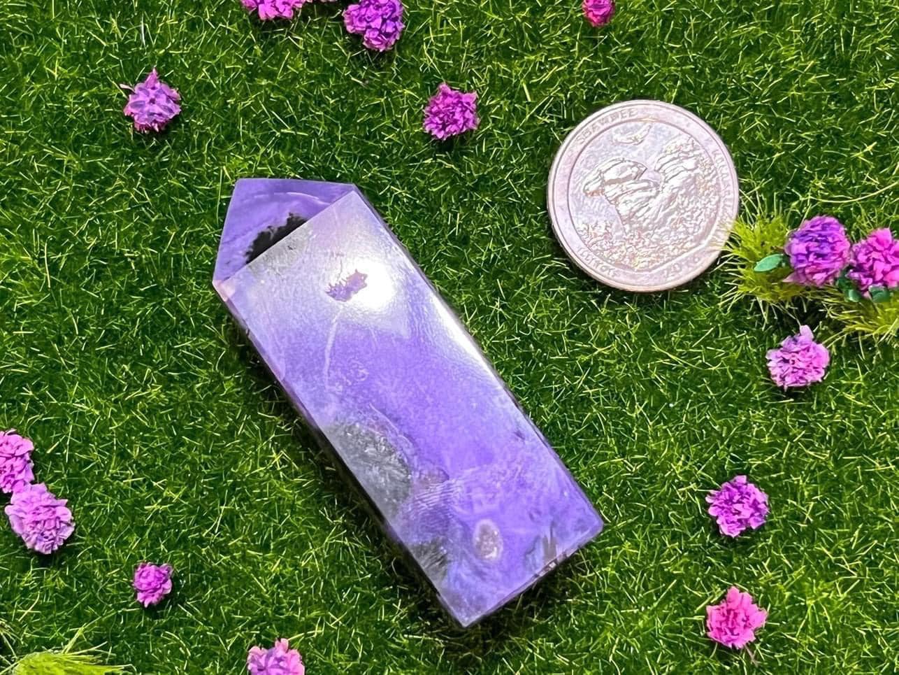 Small Charoite Point