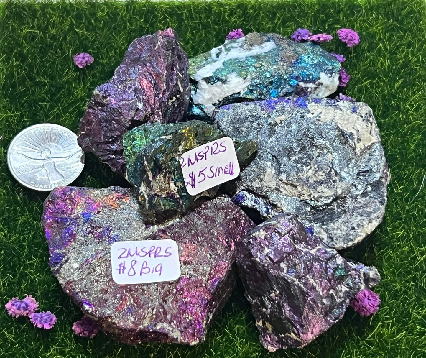 Peacock Aura Chunks