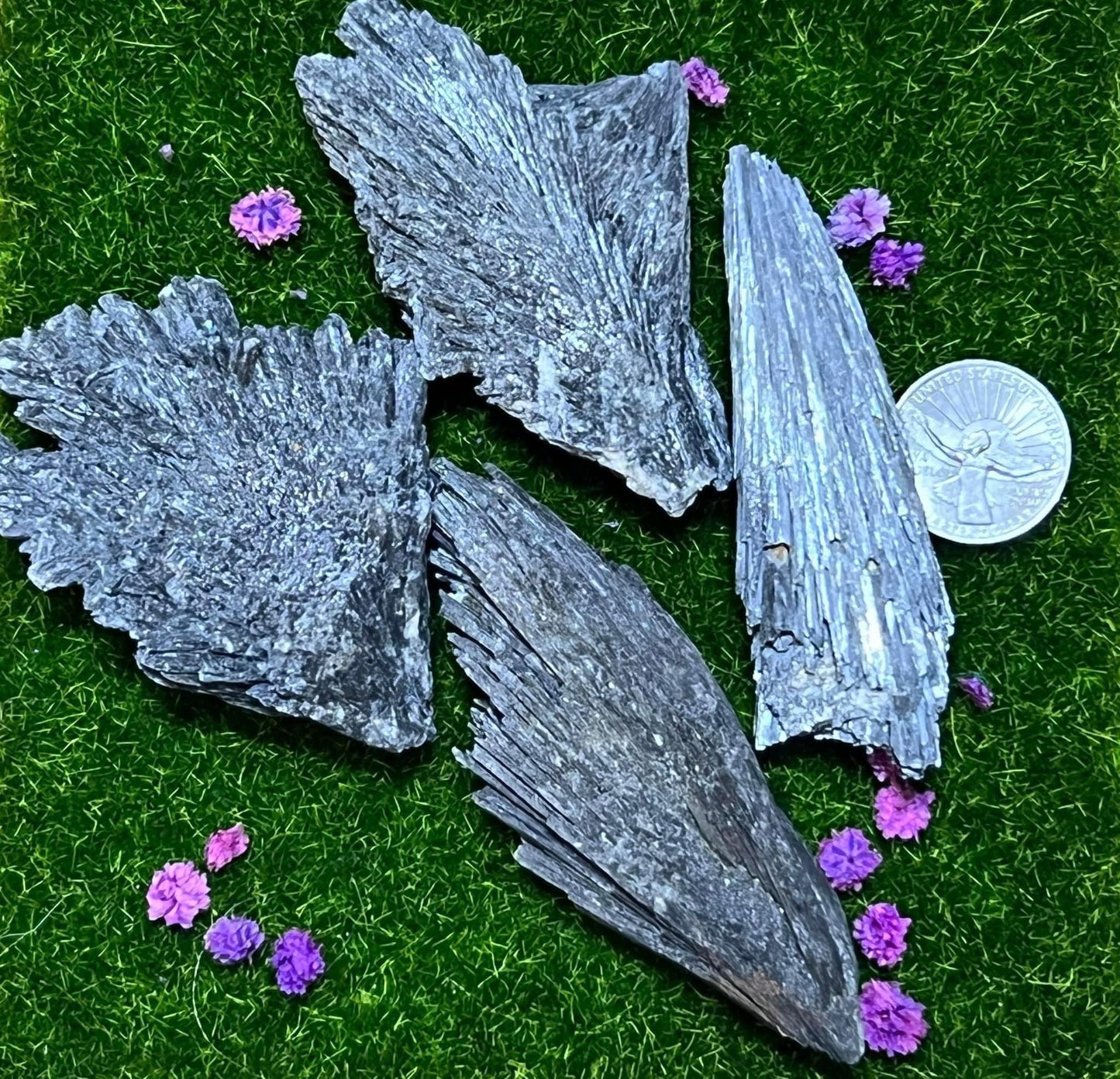 Black Kyanite Piece