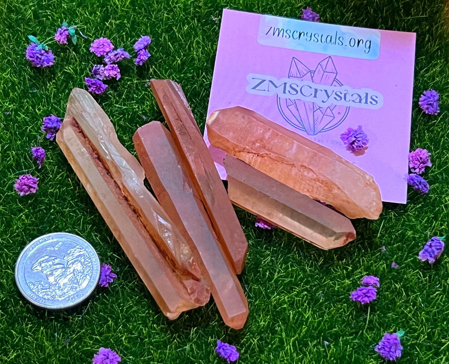 Orange Quartz Sticks