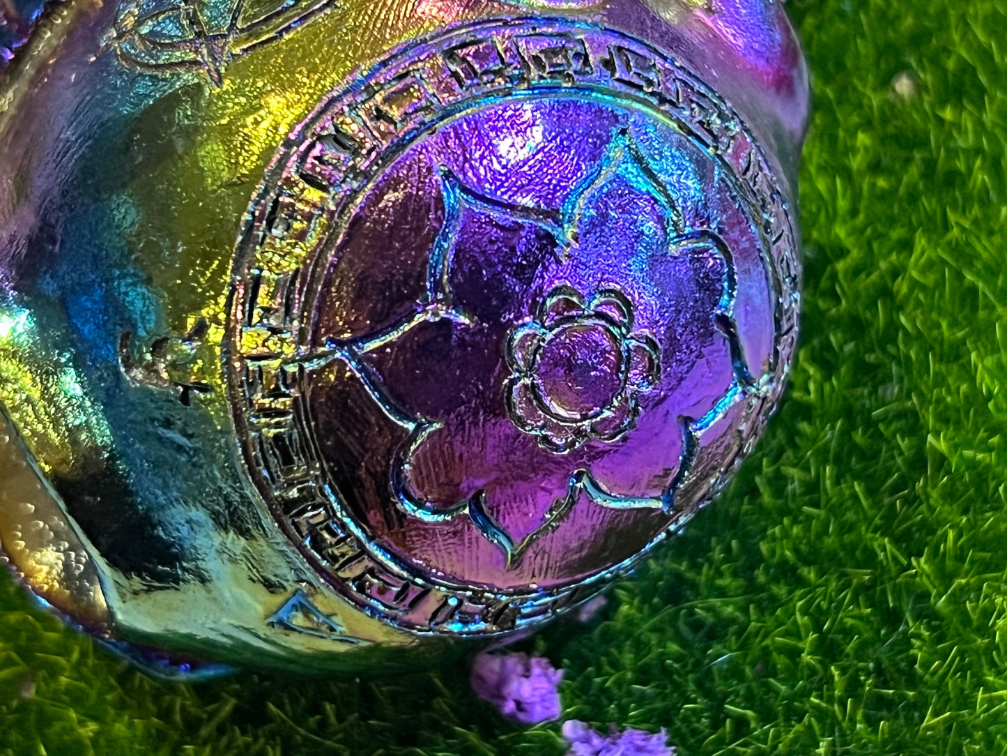 Aura Titanium Raven Skull