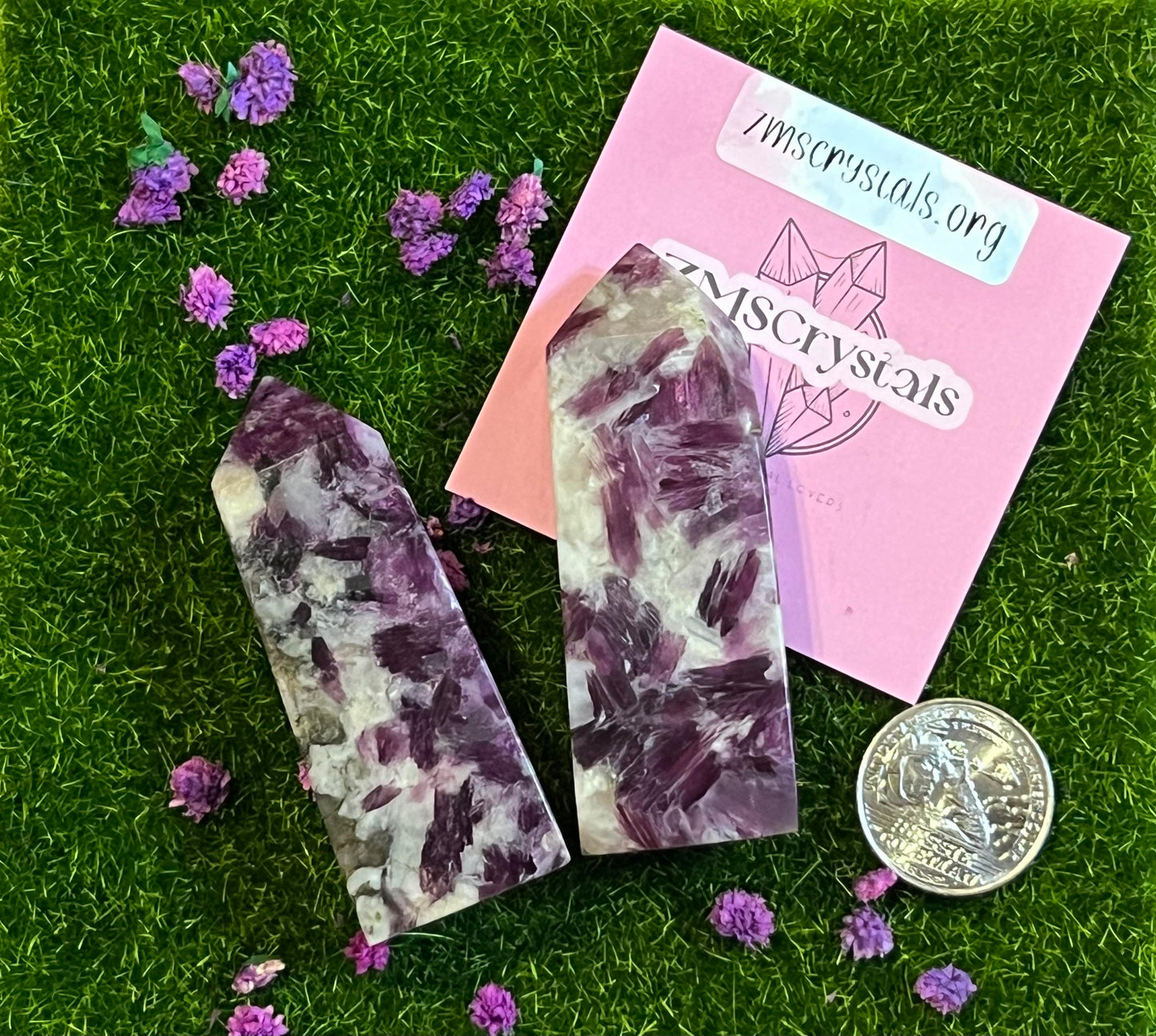 Lepidolite Points