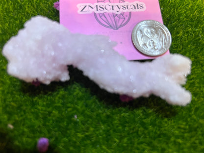 Raw lavender selenite