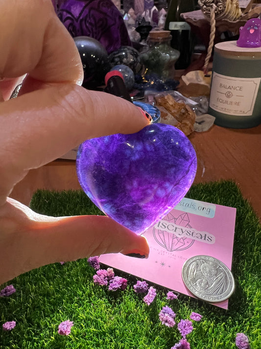 Fluorite hearts