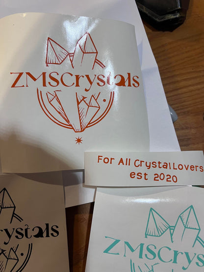 zmscrystal logo vinyl