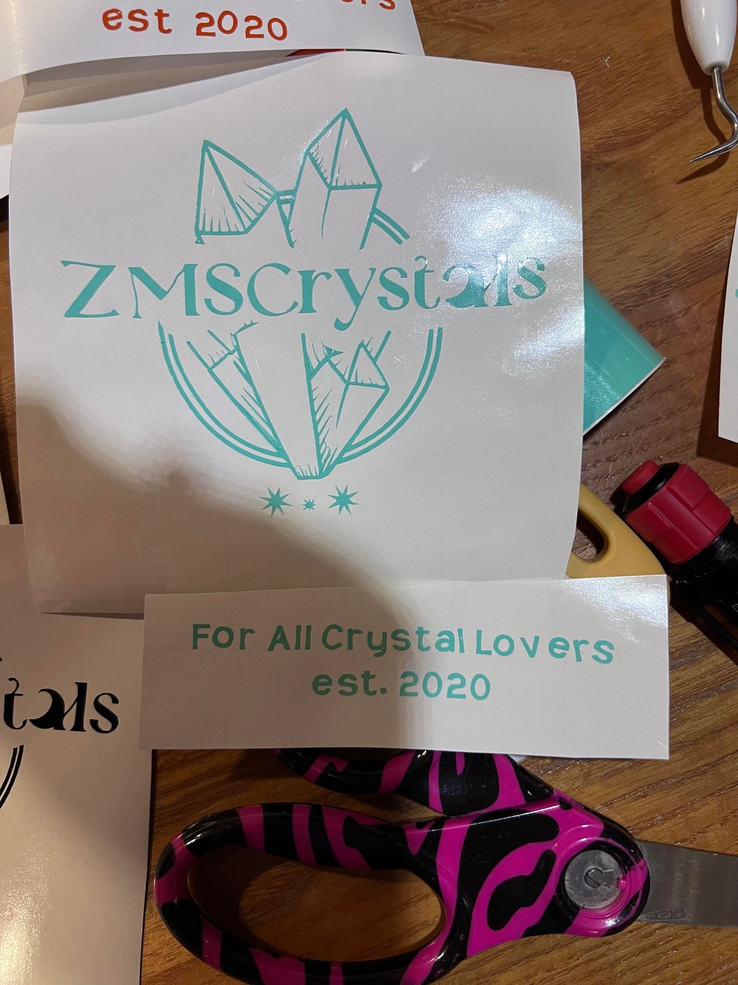 zmscrystal logo vinyl