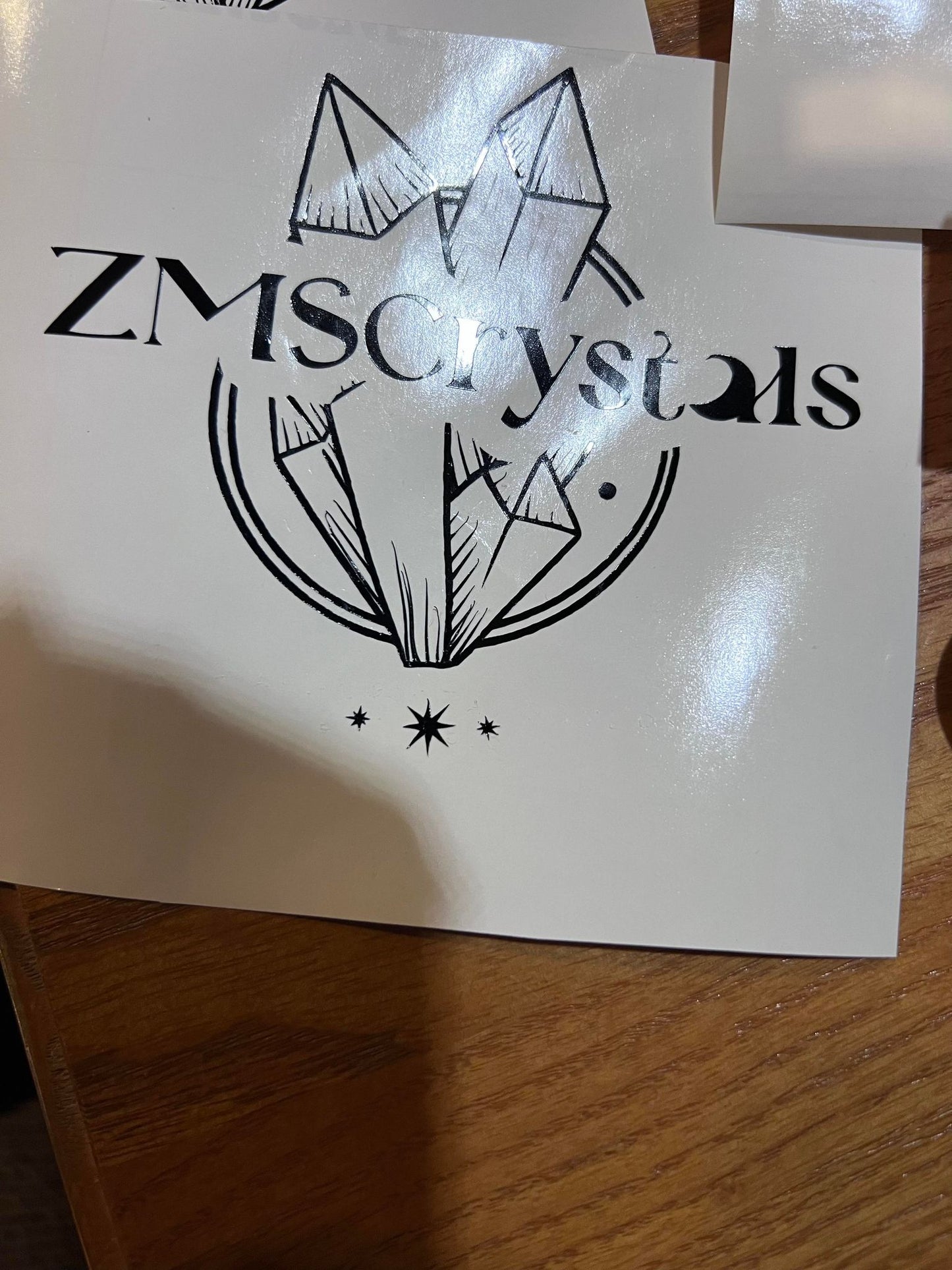 zmscrystal logo vinyl