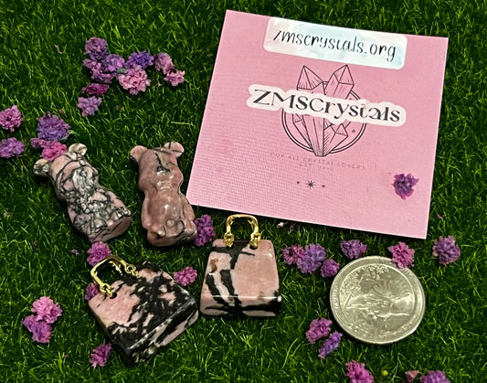 Rhodonite Purses & Bears