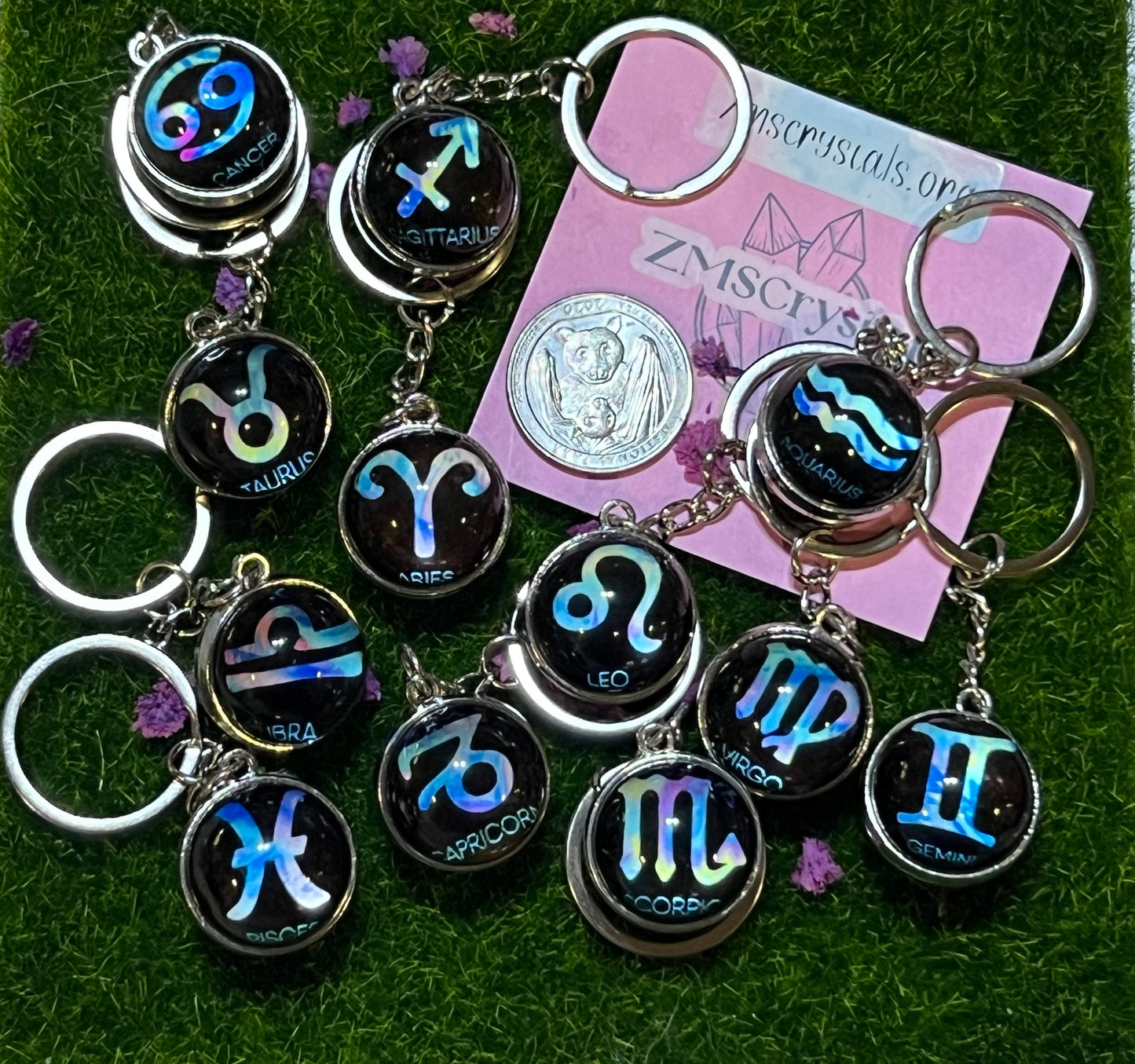 Zodiac keychains