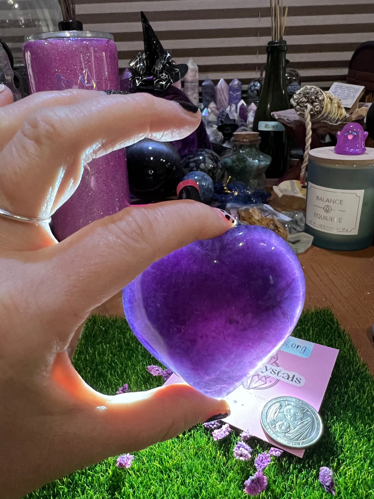 Fluorite hearts