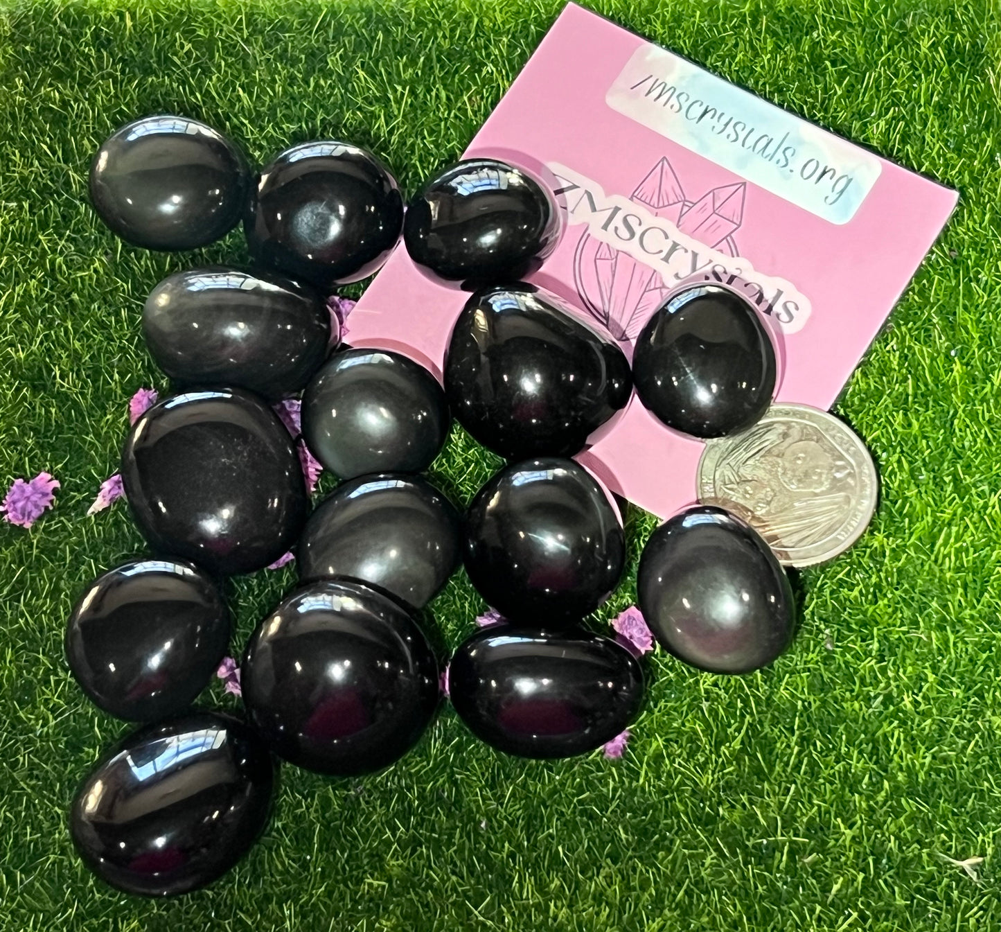 Rainbow Obsidian Tumbles