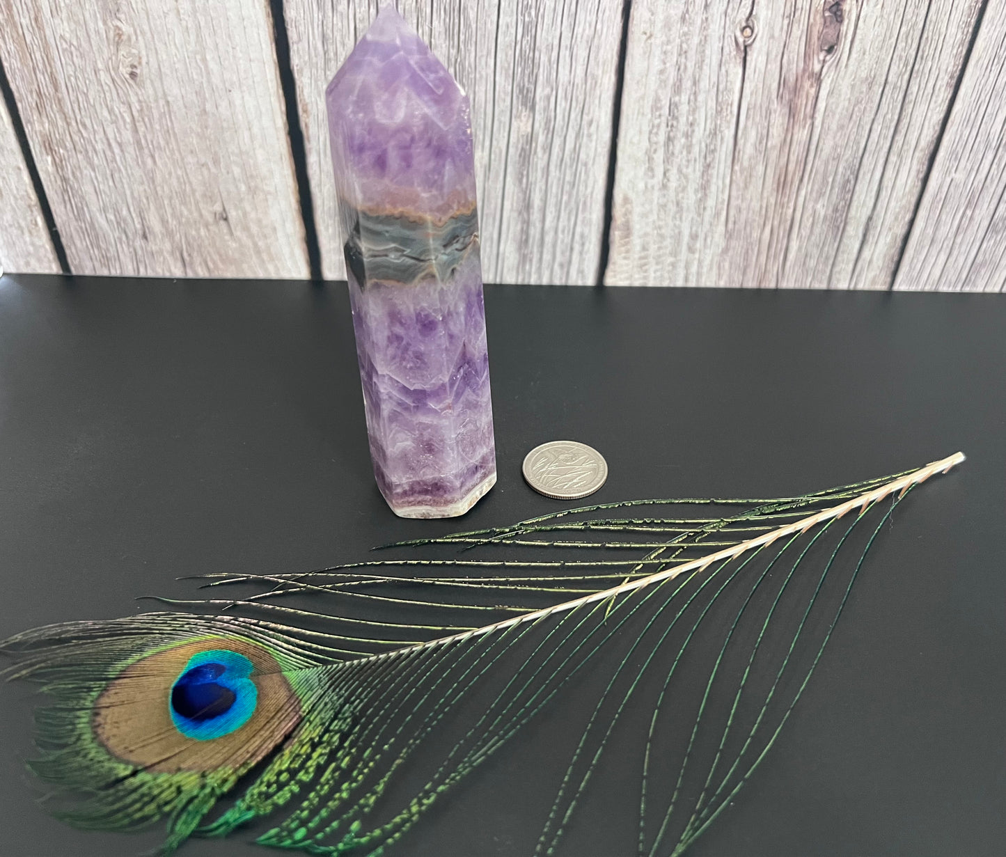 Purple Fluorite Point