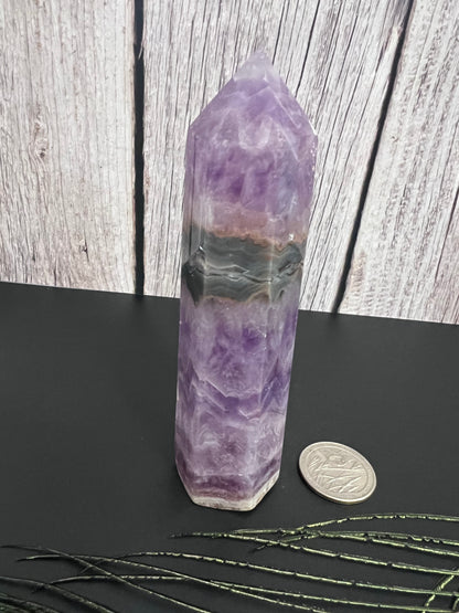 Purple Fluorite Point