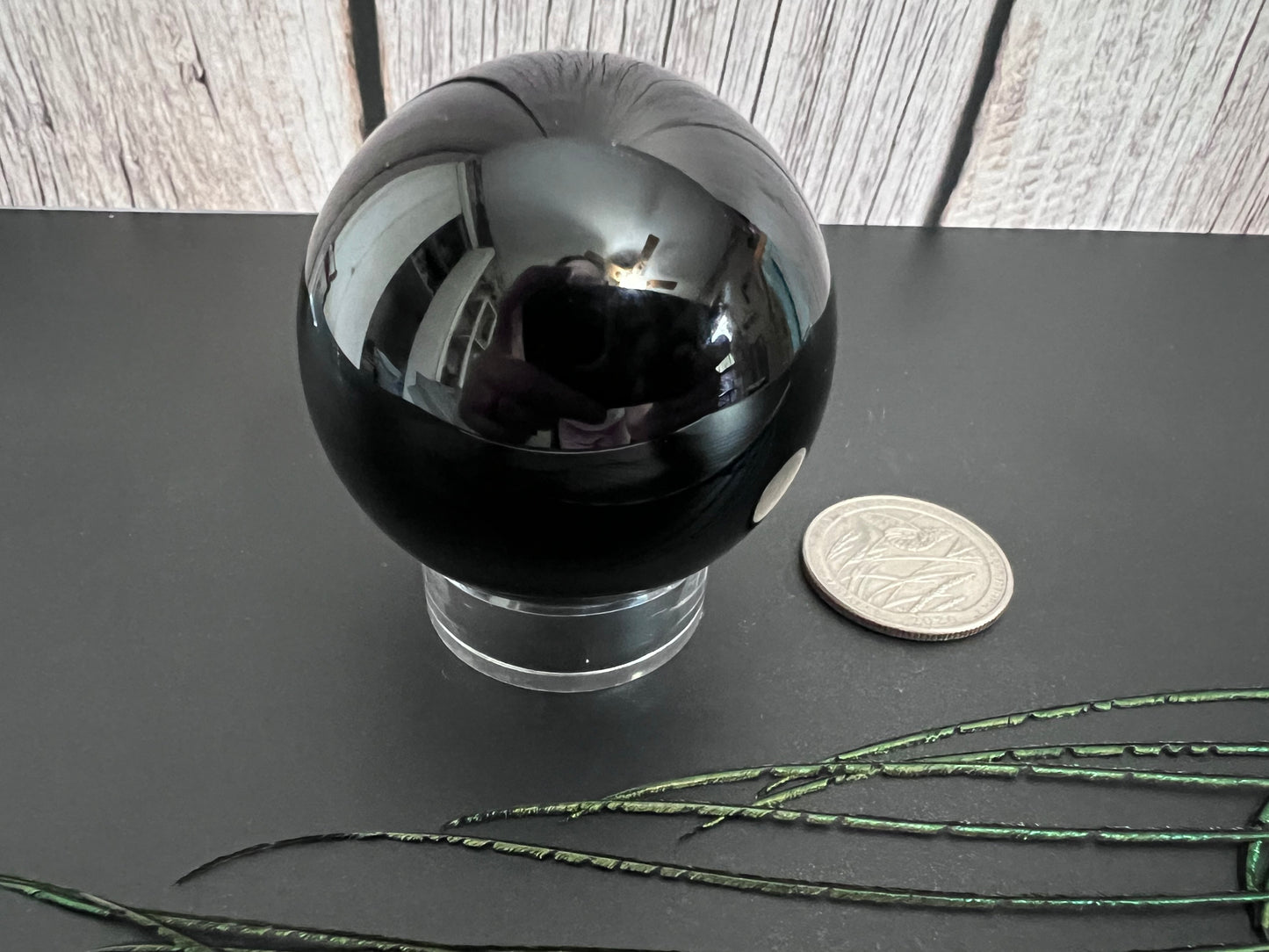 Black Obsidian Sphere