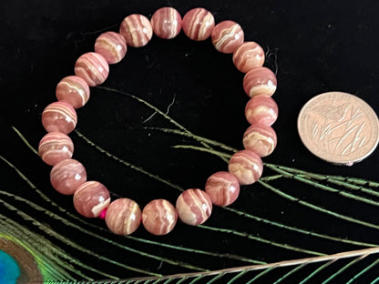 High Quality Rhodochrosite Bracelet (9.5mm)