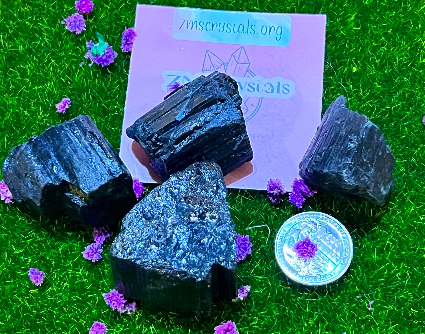 Raw Black Tourmaline Chunks