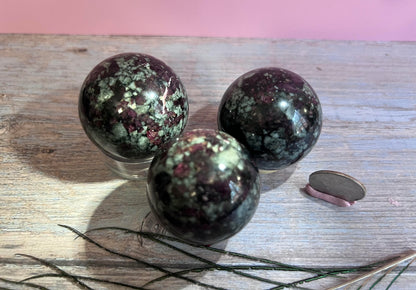 Rare Eudialyte Spheres from Russia