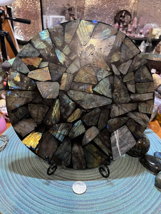 Large Labradorite Plate