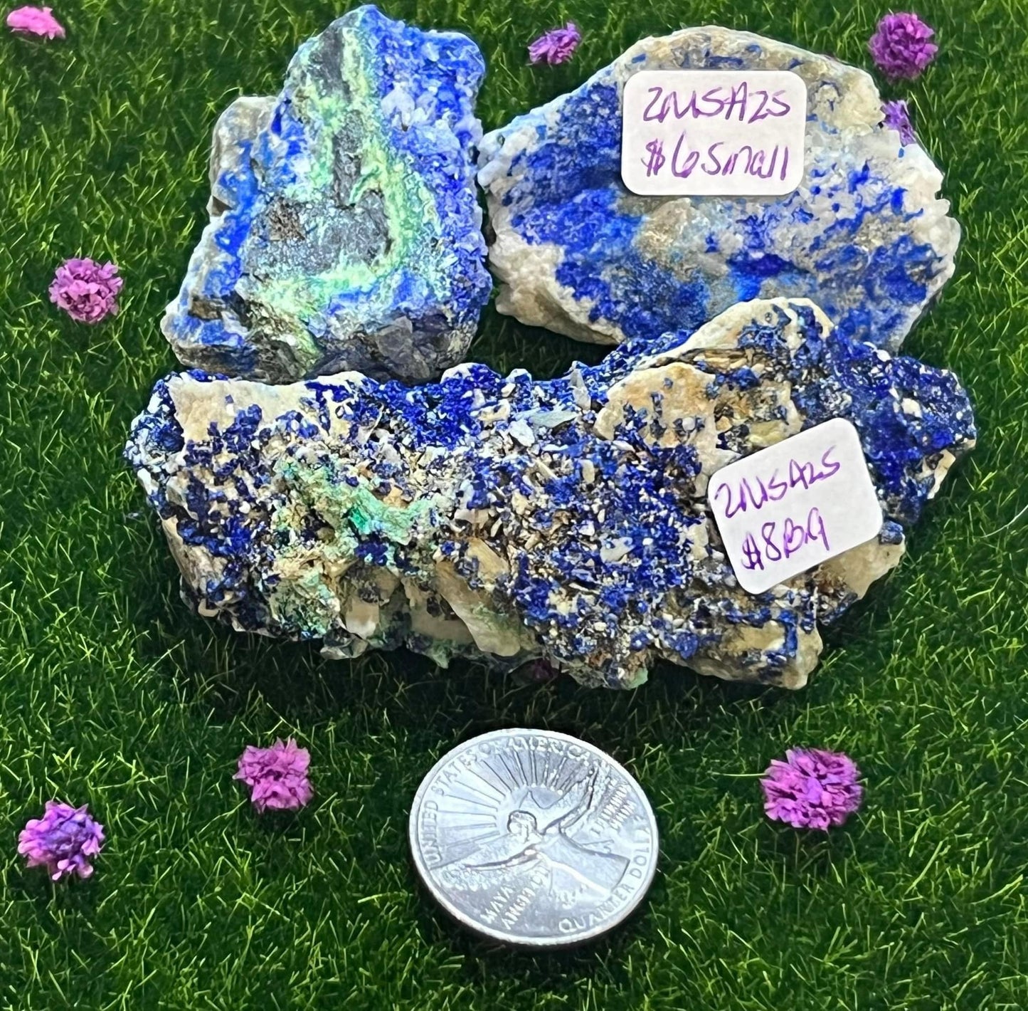 Raw Azurite Chunks