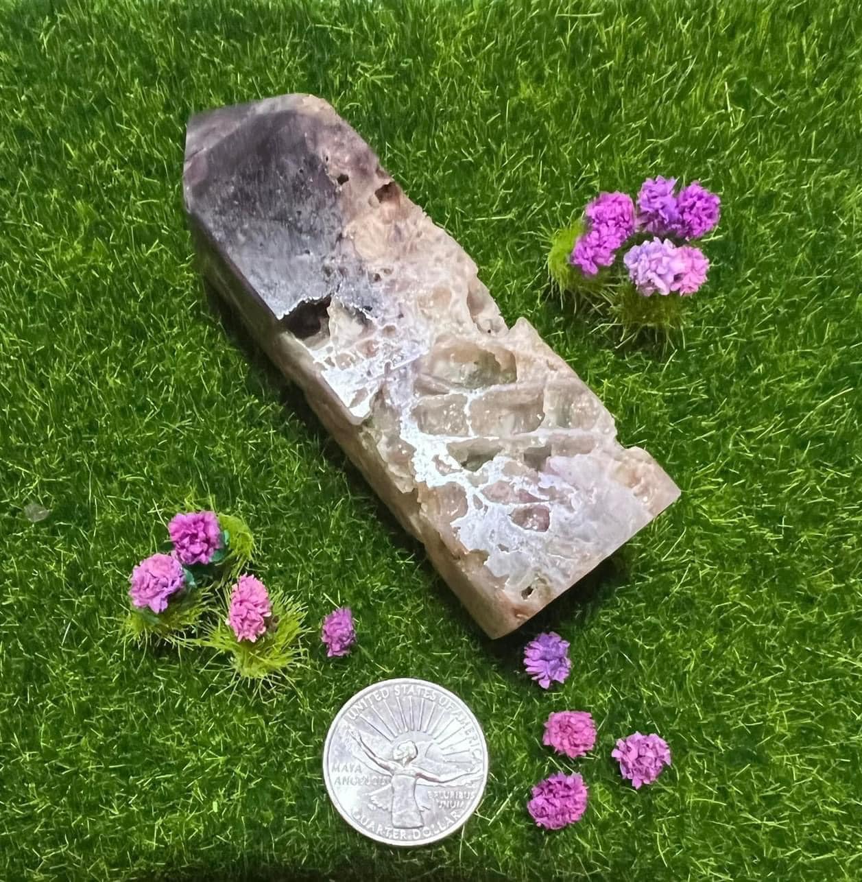 Fluorite with Druzy Point