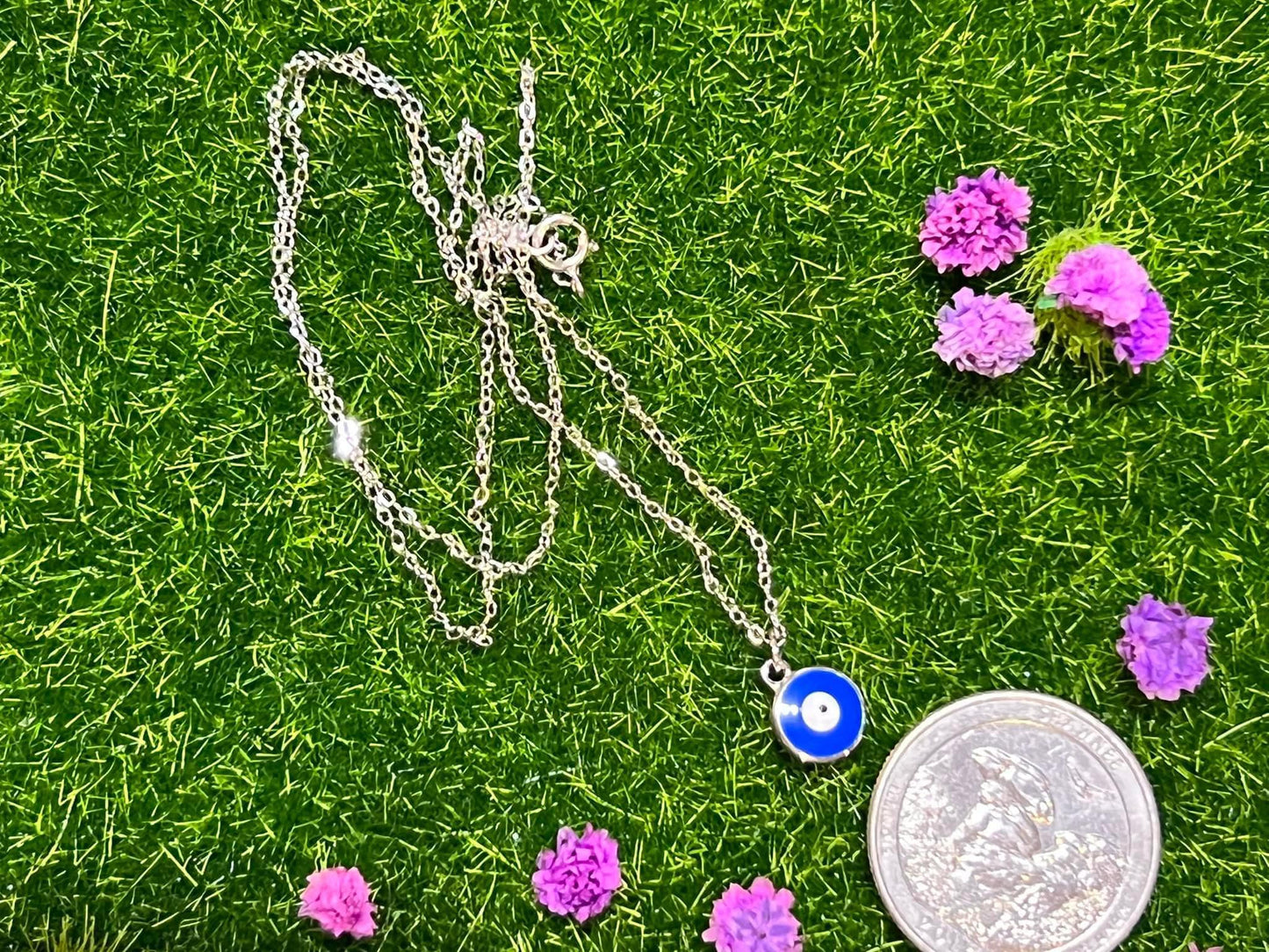 Mini Evil Eye 925 (sterling silver) Necklace