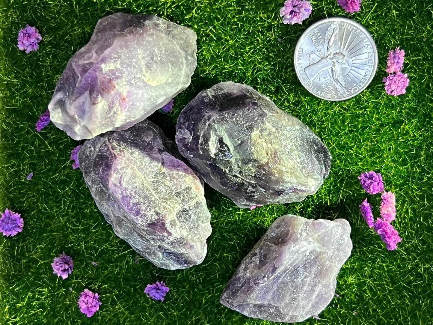 Raw Amethyst chunks