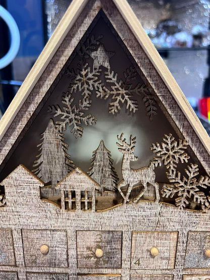 Wooden Christmas Advent Calendar