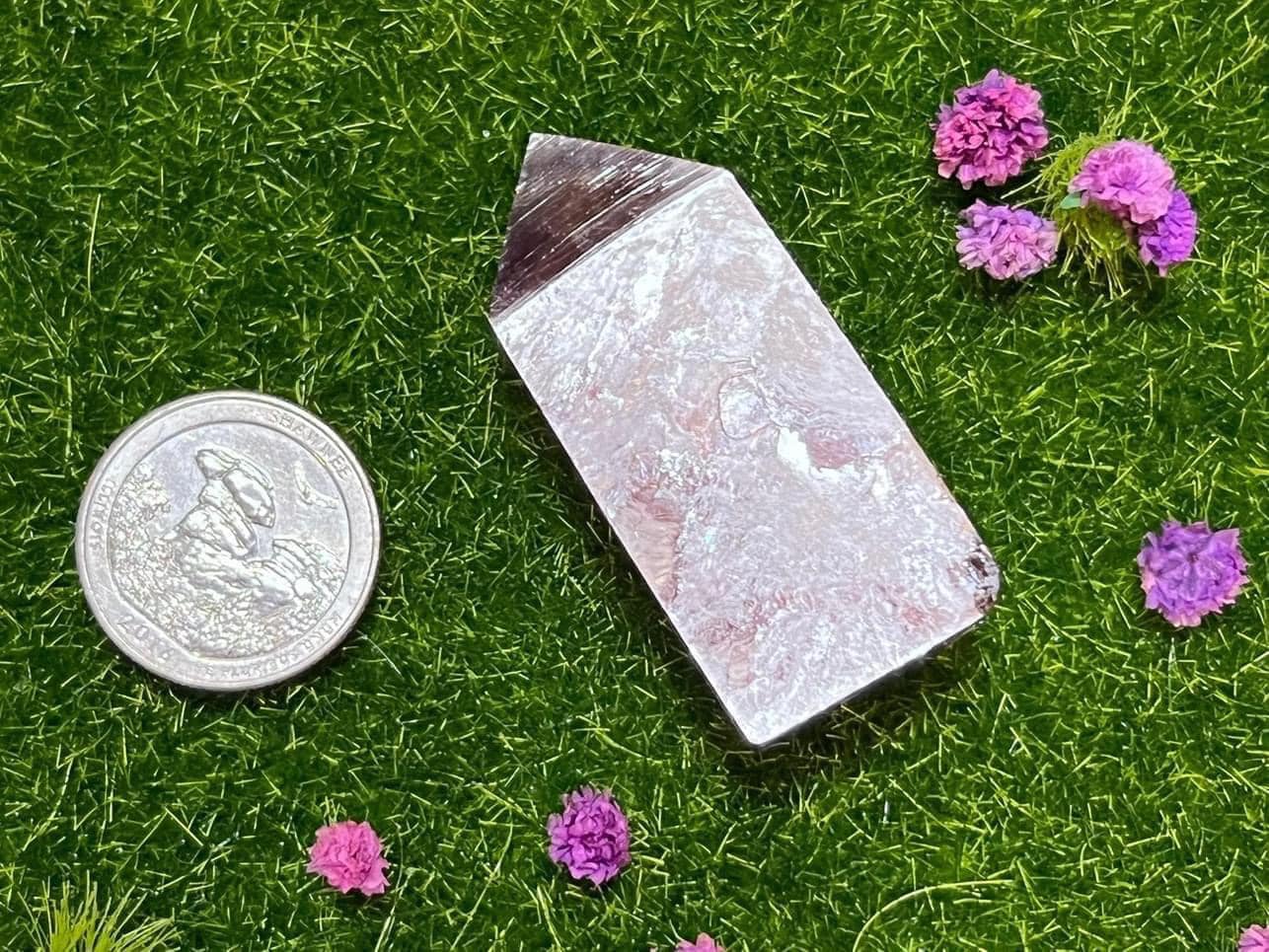 Shiny Lepidolite Point