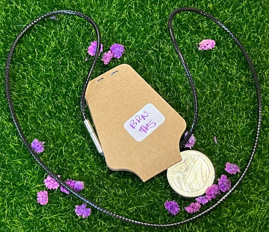 Neutral Black Cord Necklace