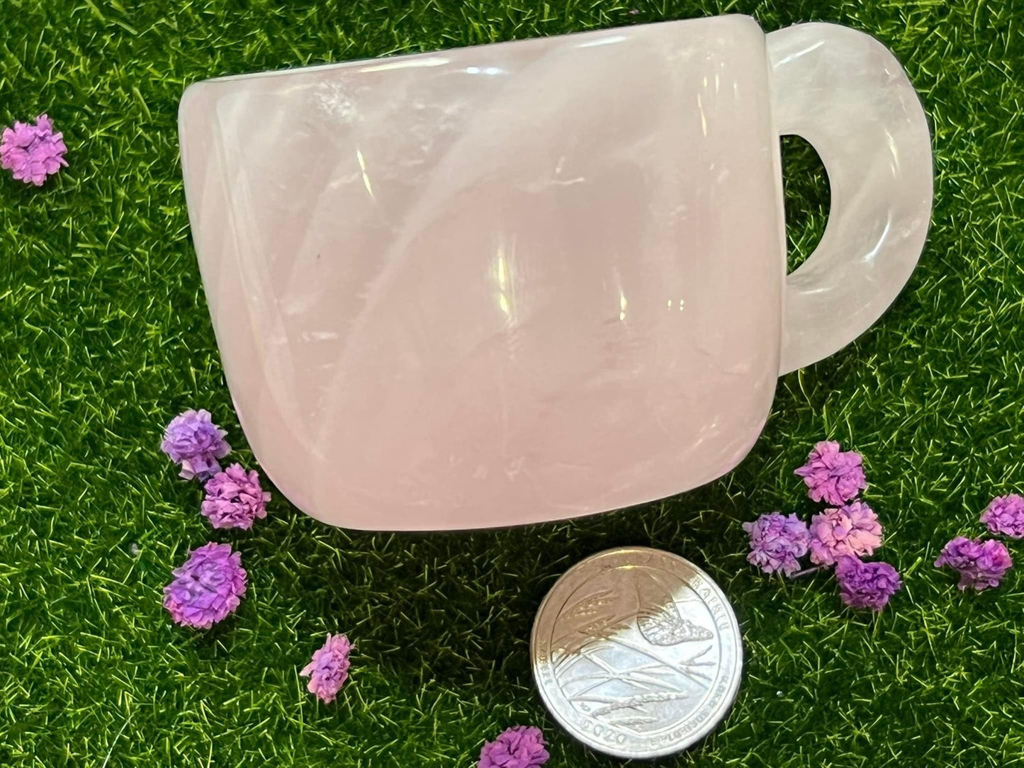 Rose Quartz Tea Cups