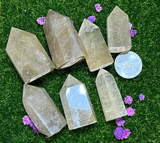 Rutilated Quartz Points