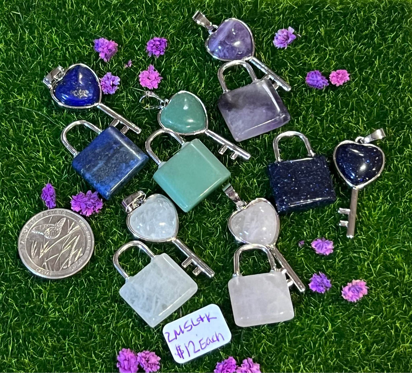 Lock & Key Pendants