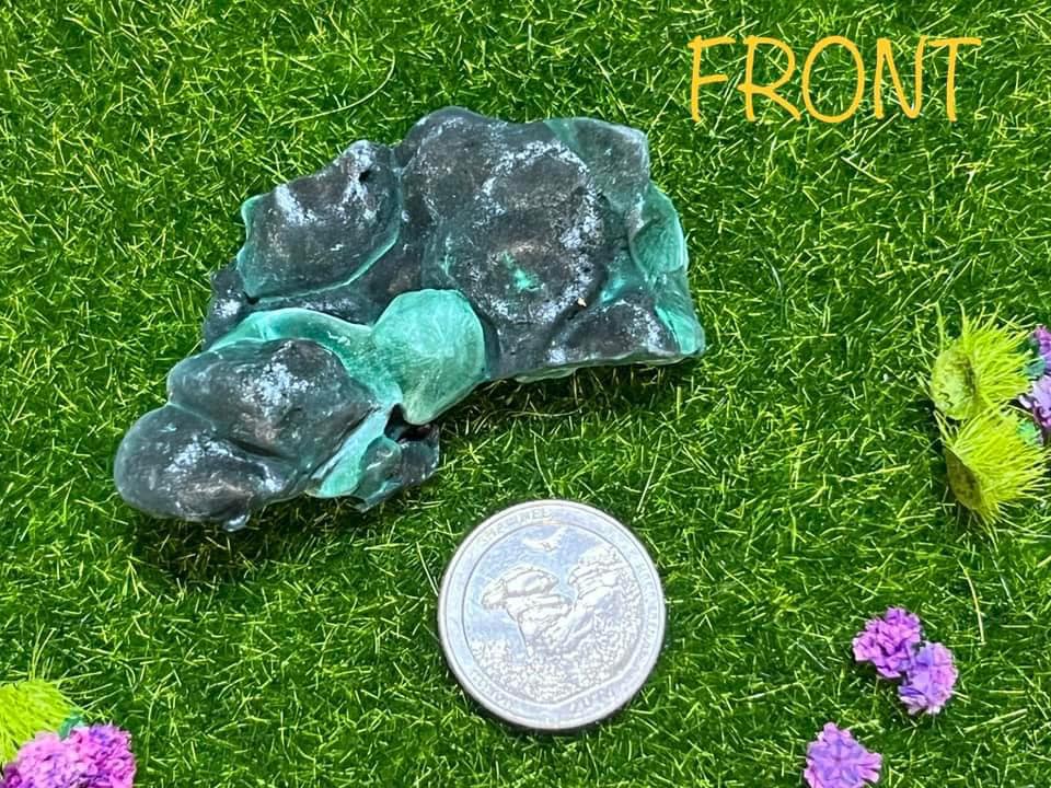 Silky Malachite cluster