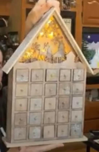Wooden Christmas Advent Calendar