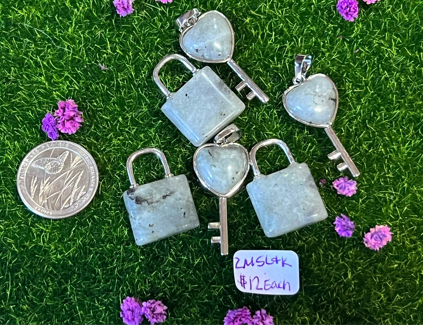 Lock & Key Pendants