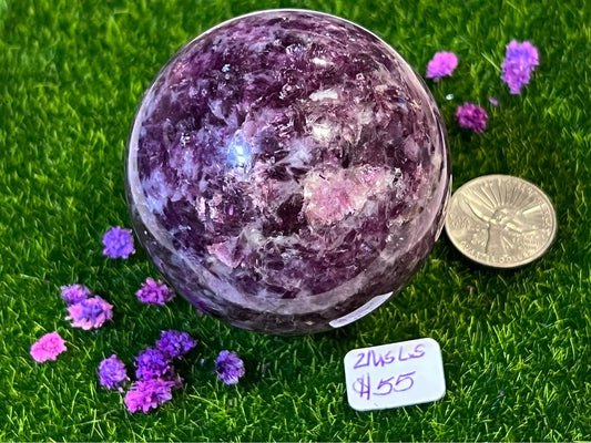 Lepidolite Sphere