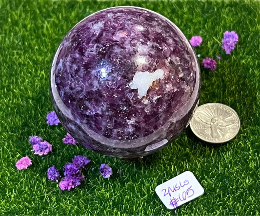 Lepidolite Sphere