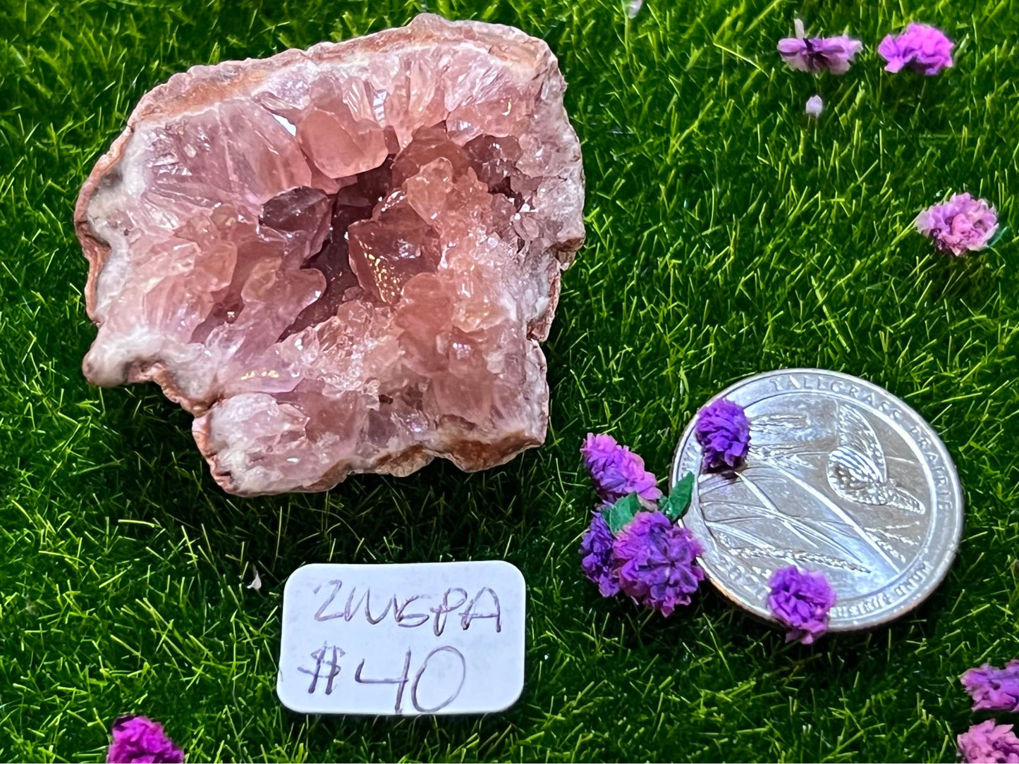 Pink Amethyst Geodes