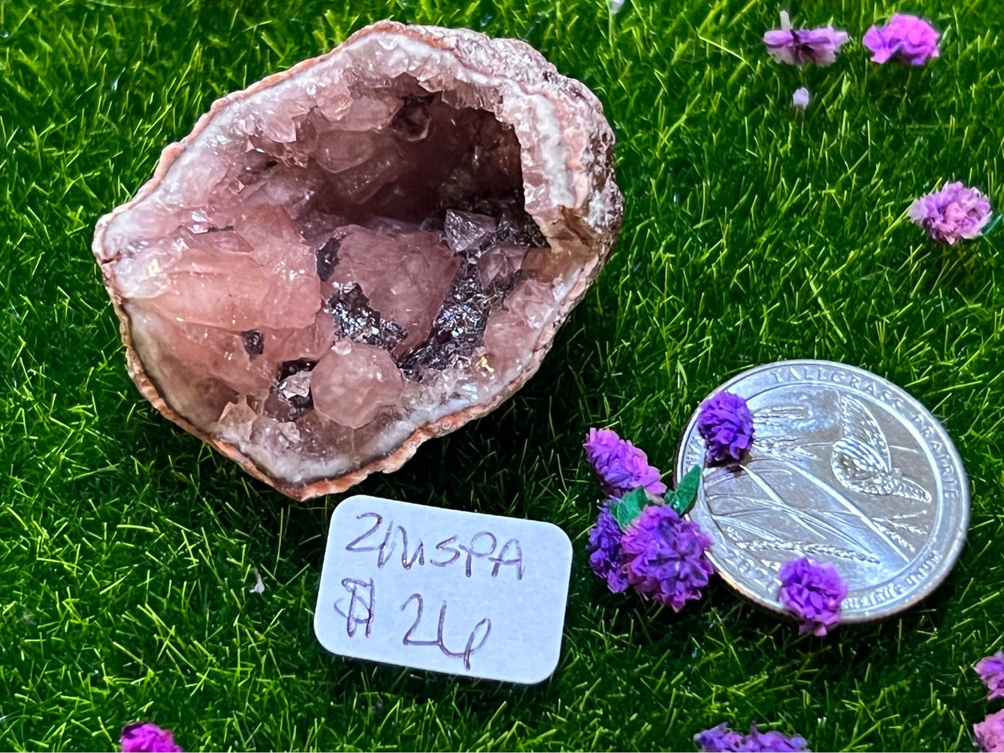 Pink Amethyst Geodes