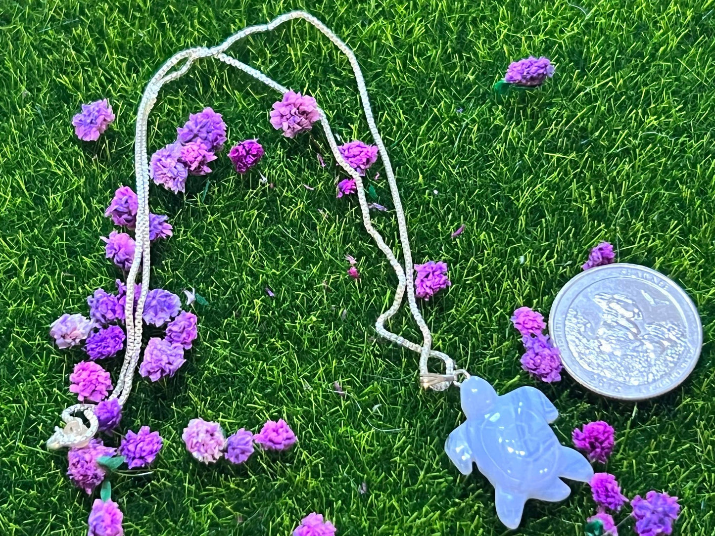 Blue Lace Agate Necklace