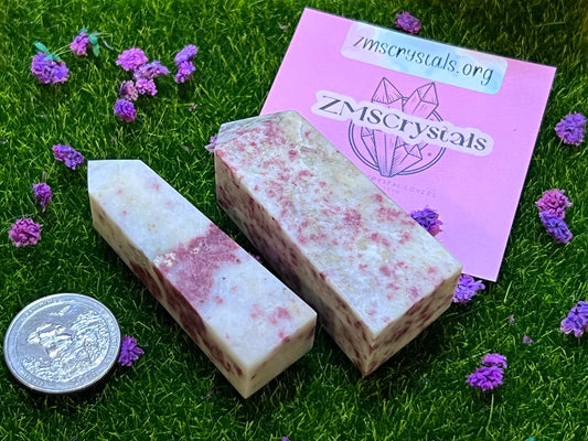 Plum Blossom Tourmaline Points