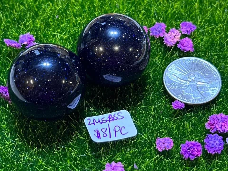 Small Blue Sandstone Sphere