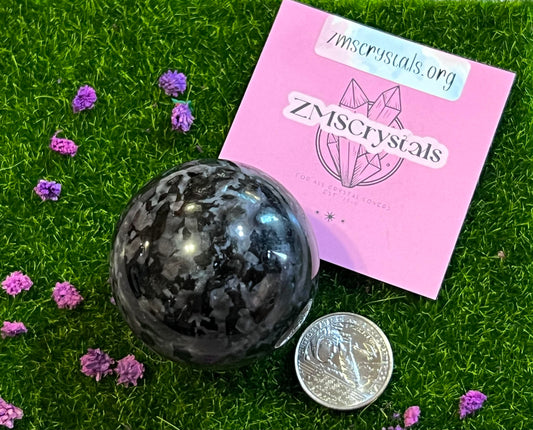 Indigo Gabbro Sphere