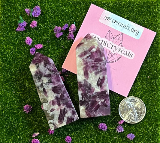 Lepidolite Points